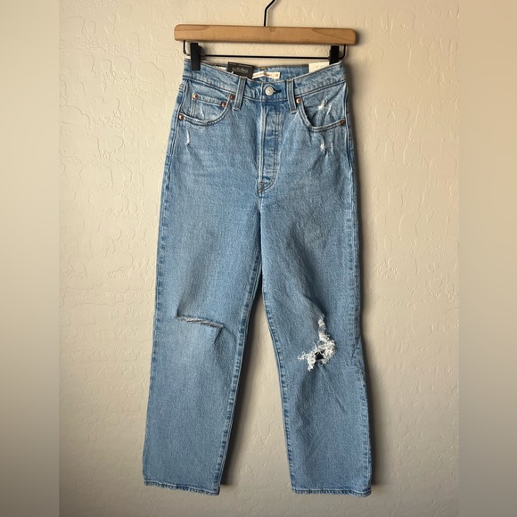 Levi’s Ribcage Straight ankle jeans NWT 25 - Picture 6 of 16